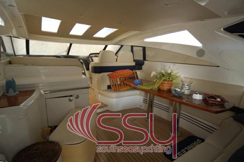Princess V 58 hard top