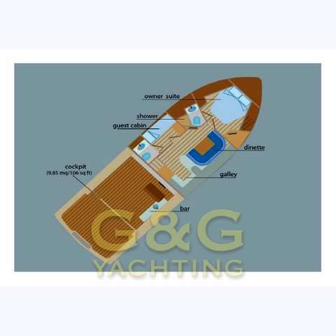 Bertram yacht 46' moppie