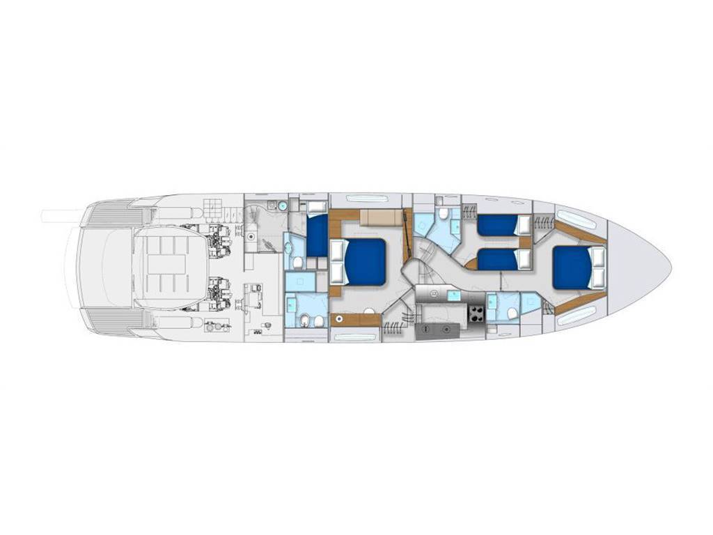 Pershing yacht Pershing 74 sport fly