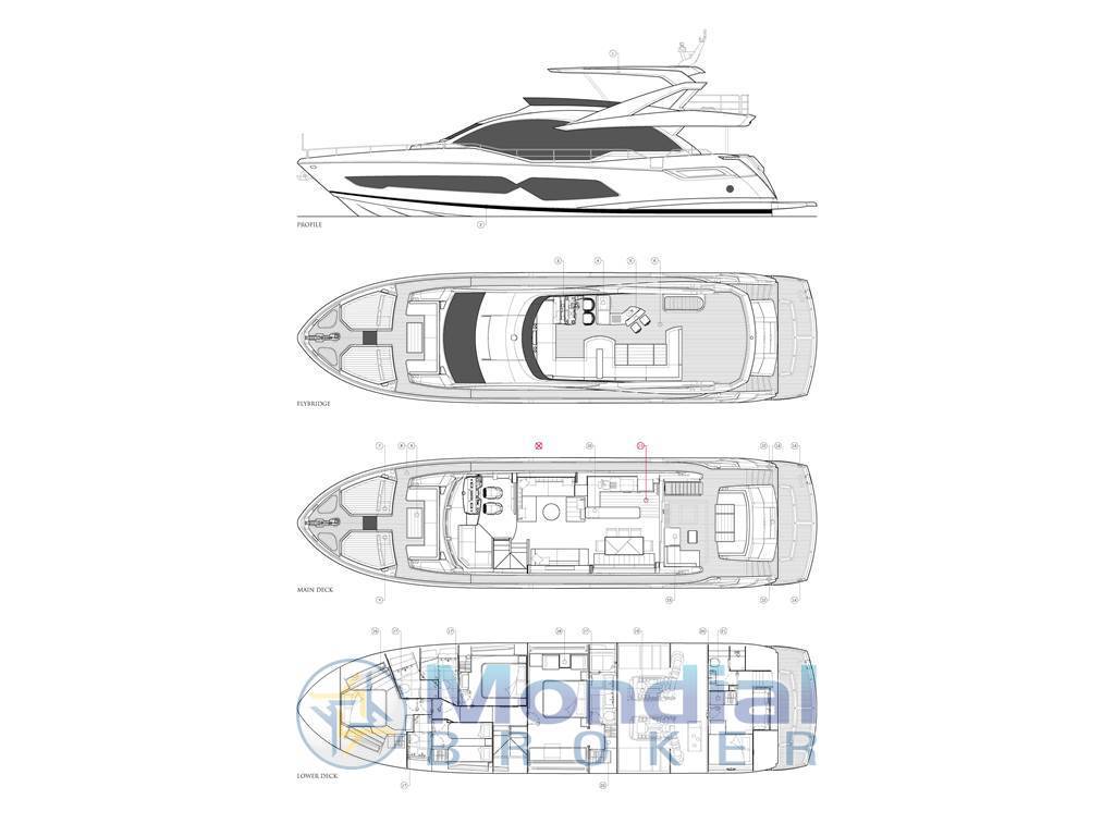 Sunseeker 76 yacht