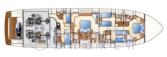 Ferretti 881 hard top
