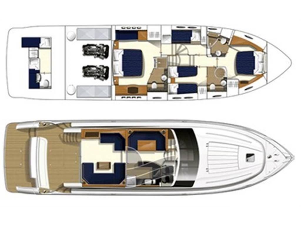 Princess yachts 62 fly